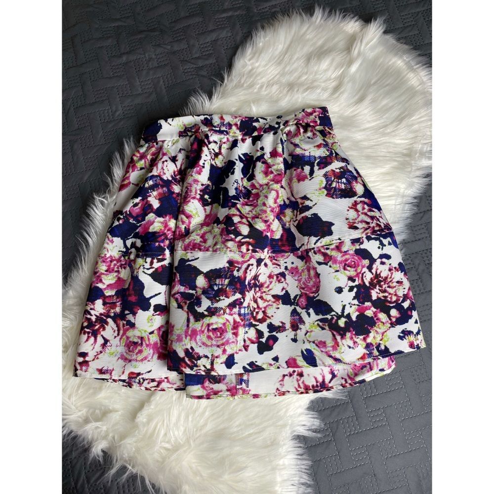 Express Floral Skirt